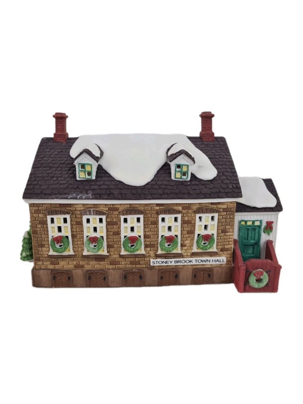 Department 56 "Stoney Brook Town Hall" 5644-8 New England Christmas Building
